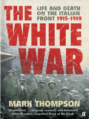 cover image of The White War